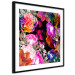 Wall Poster Summer Garden - colorful composition with peony flowers on a black background 117994 additionalThumb 13