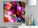 Wall Poster Summer Garden - colorful composition with peony flowers on a black background 117994 additionalThumb 23