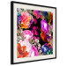 Wall Poster Summer Garden - colorful composition with peony flowers on a black background 117994 additionalThumb 3