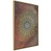 Wall Poster Oriental Wheel - composition with a Mandala in shades of gold in a zen style 118794 additionalThumb 4