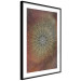 Wall Poster Oriental Wheel - composition with a Mandala in shades of gold in a zen style 118794 additionalThumb 3