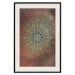 Wall Poster Oriental Wheel - composition with a Mandala in shades of gold in a zen style 118794 additionalThumb 18