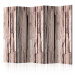 Folding Screen Whisper of Spring II - texture of unevenly shaped wooden planks 122994