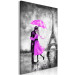 Canvas Print Paris Fog (1 Part) Vertical Pink 123094 additionalThumb 2