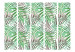 Room Separator Wild Leaves II - tropical and colorful foliage motif on a white background 123294 additionalThumb 3