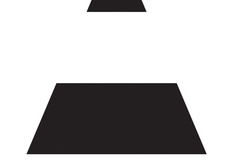Poster Form - triangle made of black geometric shapes separated by white background 124494 additionalImage 9