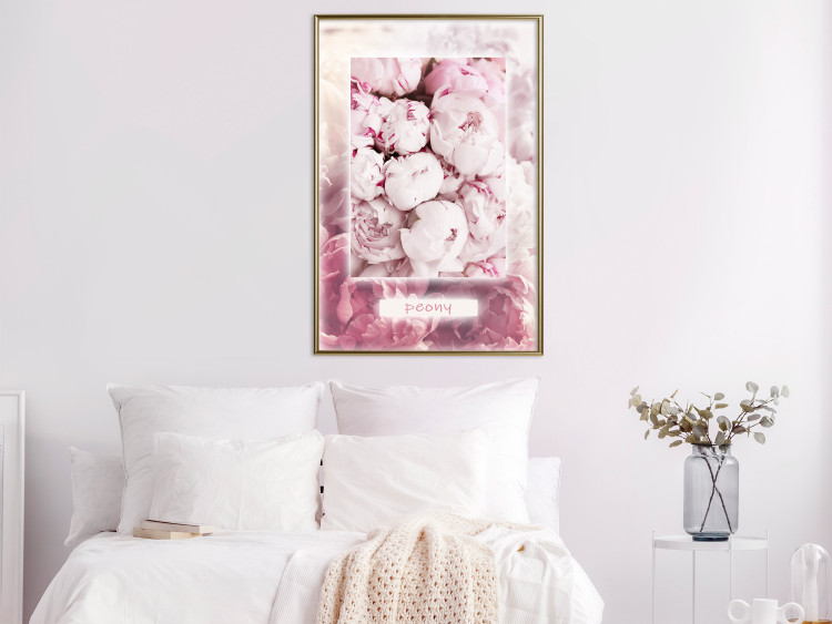 Wall Poster Spring Delicacy - light pink flowers and English text 126194 additionalImage 5