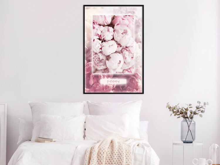 Wall Poster Spring Delicacy - light pink flowers and English text 126194 additionalImage 3