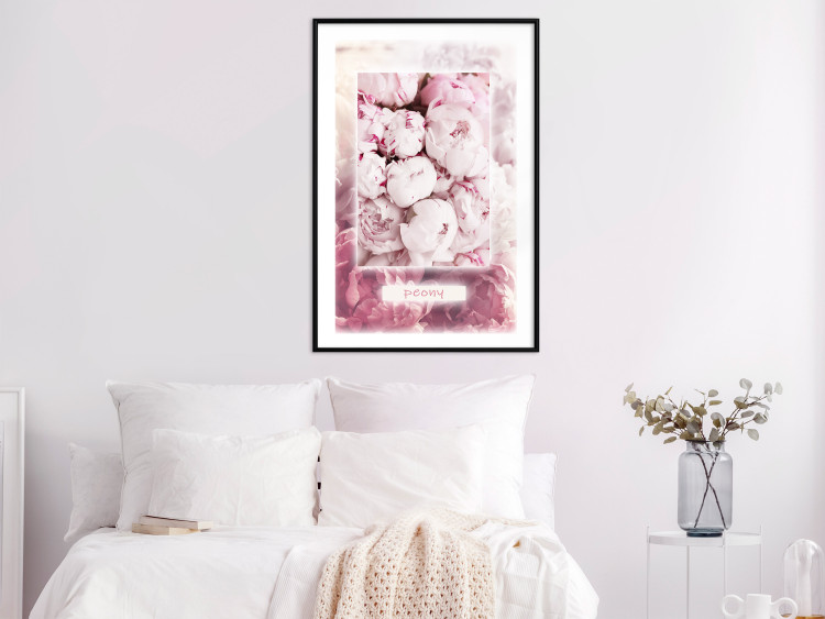 Wall Poster Spring Delicacy - light pink flowers and English text 126194 additionalImage 4