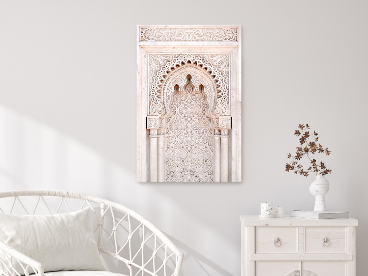 Canvas Art Print Lacy Glow (1-part) vertical - architecture of an Arabian city 129494 additionalImage 3
