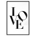 Wall Poster Twisted Love - black English text on plain white background 129594 additionalThumb 18