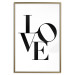 Wall Poster Twisted Love - black English text on plain white background 129594 additionalThumb 17