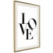 Wall Poster Twisted Love - black English text on plain white background 129594 additionalThumb 3