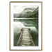Wall Poster Silence - landscape of a lake with a wooden pier against mountains and sky 130294 additionalThumb 14