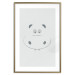 Wall Poster Happy Hippo - animal with a funny face on a solid gray background 130694 additionalThumb 19