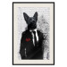 Wall Poster Businessman Dog - a fanciful animal in a suit on a brick wall 130794 additionalThumb 23