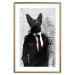 Wall Poster Businessman Dog - a fanciful animal in a suit on a brick wall 130794 additionalThumb 26
