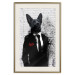 Wall Poster Businessman Dog - a fanciful animal in a suit on a brick wall 130794 additionalThumb 22