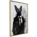 Wall Poster Businessman Dog - a fanciful animal in a suit on a brick wall 130794 additionalThumb 12