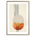 Poster East Euphoria - circles and stripes on a beige background in an abstract motif 131794 additionalThumb 16