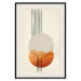 Poster East Euphoria - circles and stripes on a beige background in an abstract motif 131794 additionalThumb 19