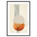 Poster East Euphoria - circles and stripes on a beige background in an abstract motif 131794 additionalThumb 17