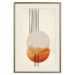 Poster East Euphoria - circles and stripes on a beige background in an abstract motif 131794 additionalThumb 20