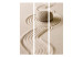 Room Divider Screen Zen: Balance (3-piece) - warm composition with stone on sand 133094 additionalThumb 3