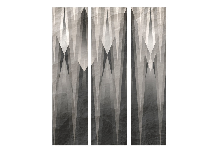 Room Separator Gray Citadel - abstract faded texture of figures on paper 133594 additionalImage 3