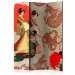 Room Divider Geishas (3-piece) - women in kimonos in an oriental composition 134294