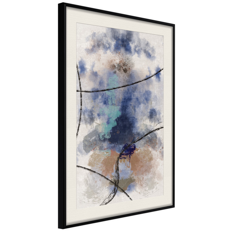 Wall Poster Texture of Contemplation - artistic and abstract pattern of colorful smoke 137694 additionalImage 21