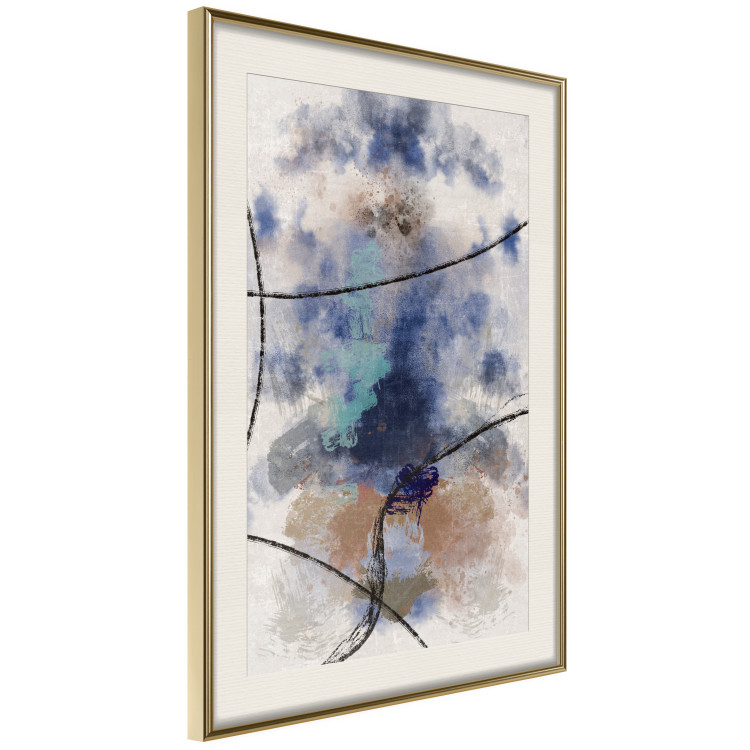 Wall Poster Texture of Contemplation - artistic and abstract pattern of colorful smoke 137694 additionalImage 20