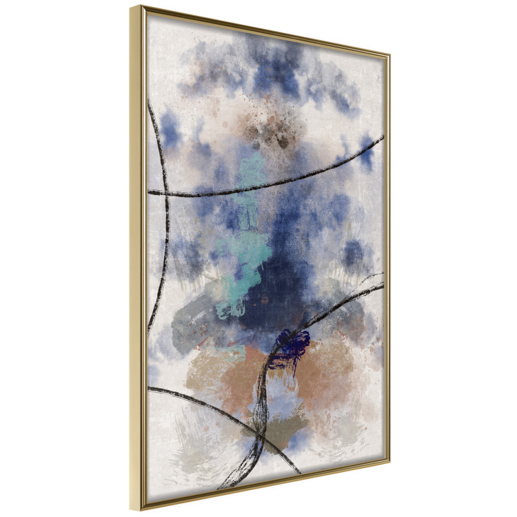Wall Poster Texture of Contemplation - artistic and abstract pattern of colorful smoke 137694 additionalImage 23