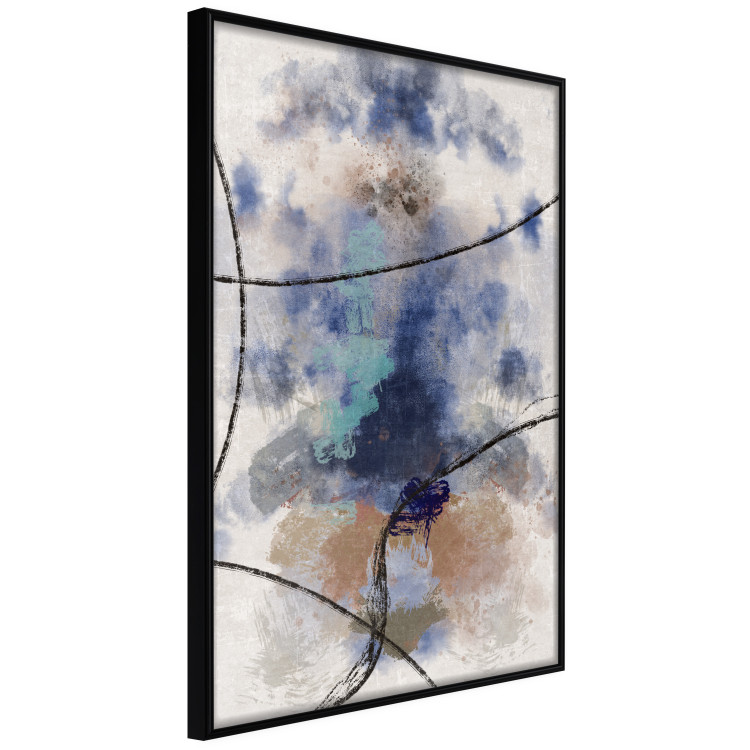 Wall Poster Texture of Contemplation - artistic and abstract pattern of colorful smoke 137694 additionalImage 24