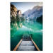 Wall Poster Beginning of Adventure - landscape of a azure lake against high mountains 138794