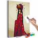 Paint by Number Kit In a Red Dress 142494 additionalThumb 4