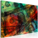 Canvas Print Dirty Money (1-piece) Wide - colorful abstraction with banknotes 142794 additionalThumb 2