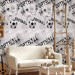 Wallpaper For a Sports Lover - Graphics and Inscriptions with a Football - Black and White 146294 additionalThumb 10