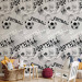 Wallpaper For a Sports Lover - Graphics and Inscriptions with a Football - Black and White 146294 additionalThumb 5