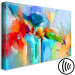 Canvas Print Colorful Garden (1-piece) - abstract painted flowers with texture 148894 additionalThumb 6