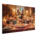 Canvas AI Dog German Shepherd - Animal at Dinner in Restaurant - Horizontal 150294 additionalThumb 2