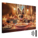 Canvas AI Dog German Shepherd - Animal at Dinner in Restaurant - Horizontal 150294 additionalThumb 8