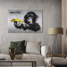 Canvas Print Stop or the monkey will shoot! (Banksy) 150994 additionalThumb 3