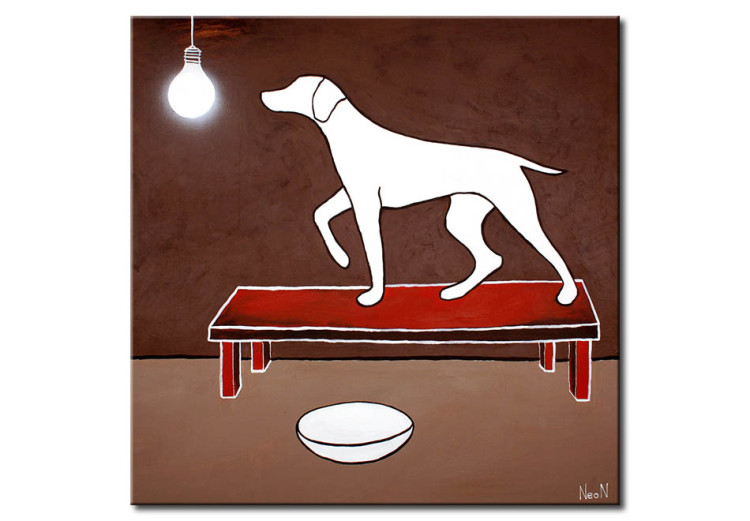 Canvas Art Print Pavlov's dog 49494