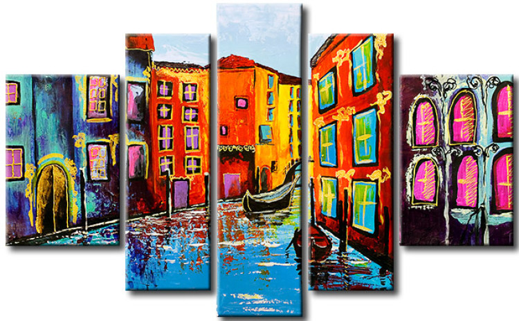 Canvas Colourful Venice 49694