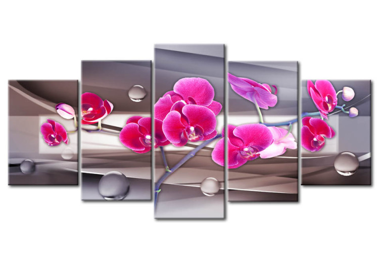 Canvas Orchid on a subdued background 55594