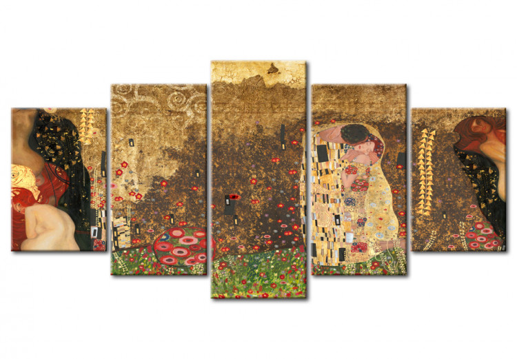 Canvas Art Print Klimt's muses 56094