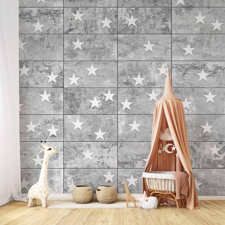 Modern Wallpaper Stars On Concrete 89794