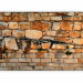 Photo Wallpaper Industrial motif - stone textured background with green elements 90594 additionalThumb 1