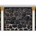 Photo Wallpaper Black kingdom - white columns on a background of textured stone blocks 93094 additionalThumb 5